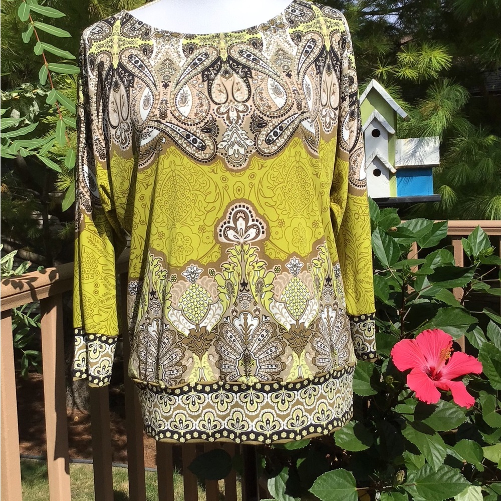 JM Collection Petite Large Top